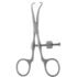 Kynea Surgical gClamp Bone Fragment Forceps 5.5 Inch Curved Ball Tips 2.0mm with Speedlock on white background