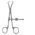 Kynea Surgical gClamp Bone Fragment Forceps 6.5 Inch Curved Ball Tips 3.0mm with Speedlock on white background