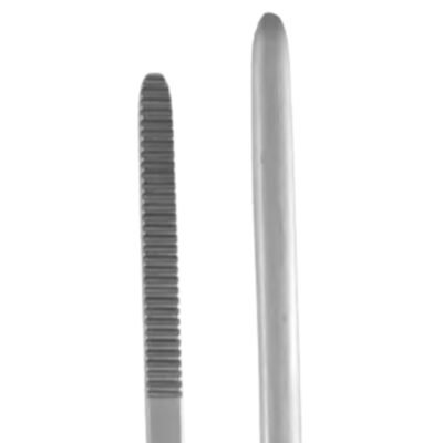 Kynea Surgical Adson Bayonet Dressing Forceps 8.5 Inch Serrated on white background