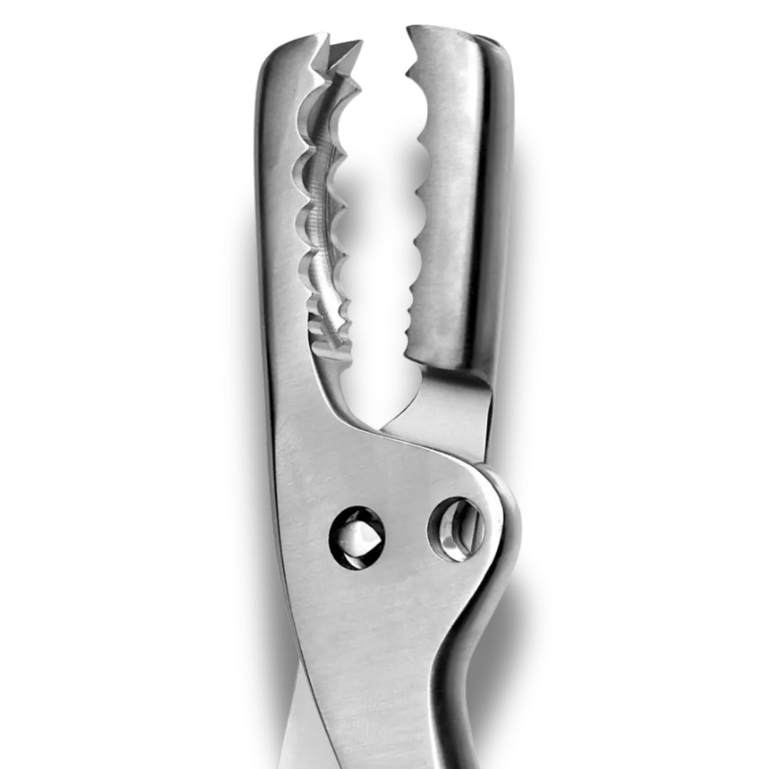 Kynea Surgical Farabeuf Lambotte Forceps 10 Inch Adjustable Jaw with Ratchet on white background