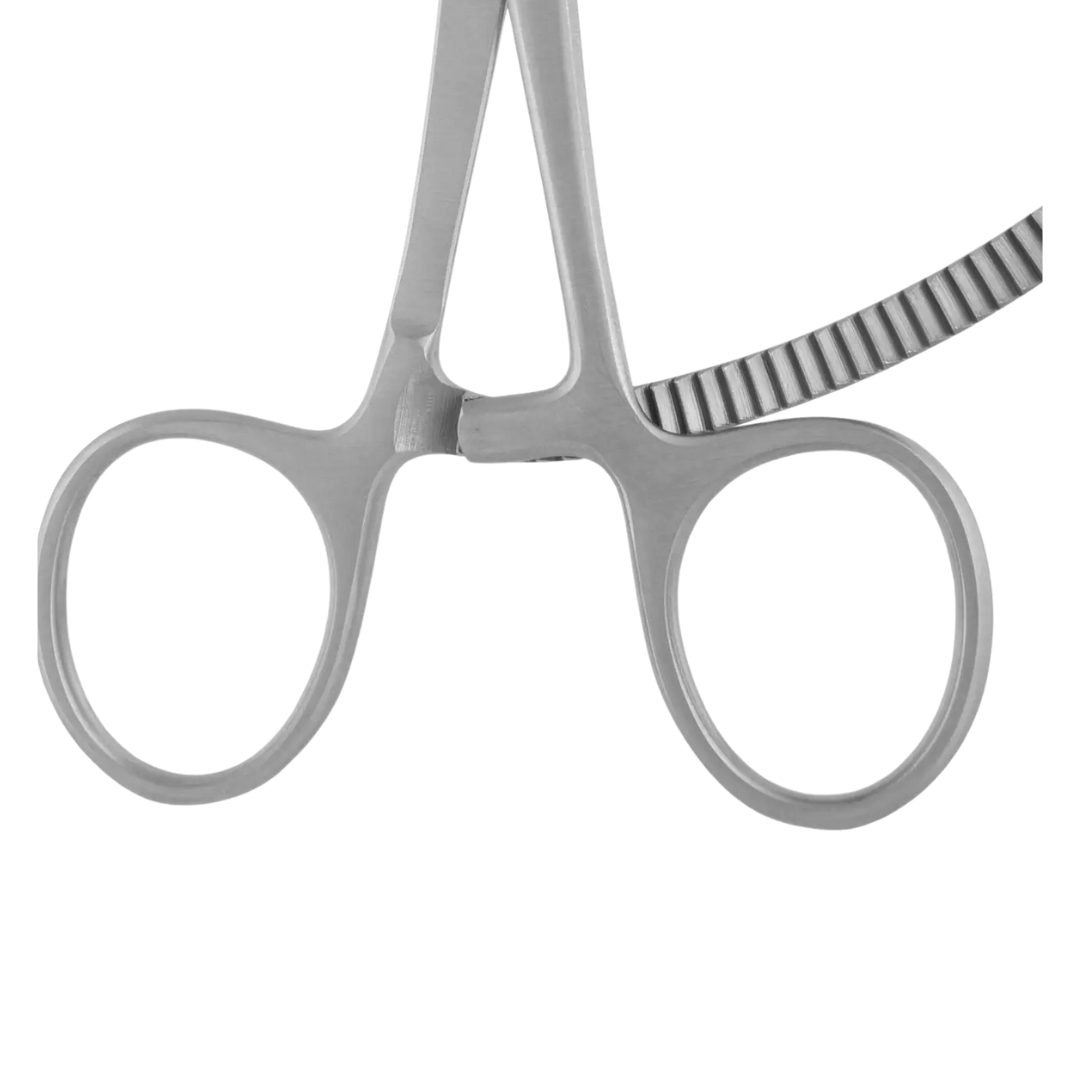 Kynea Surgical Bone Reduction Forceps 6 Inch Small Curved Narrow Jaw on white background