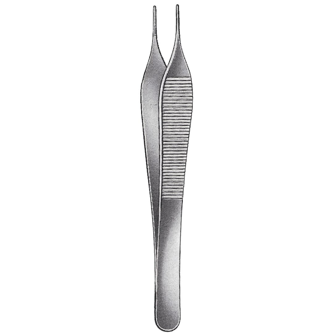 Kynea Surgical Adson Dressing Forceps 4.75 Inch Serrated Standard Tungsten Carbide on white background