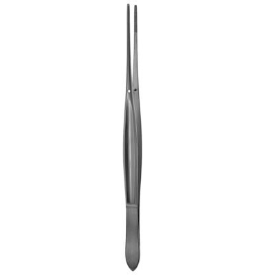 Kynea Surgical Cushing Dressing Forceps 7 Inch Straight Serrated Tungsten Carbide on white background