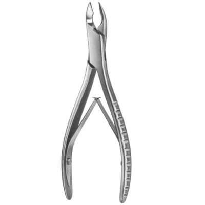 Cleveland Bone Forceps 6 3/4 inch angled delicate surgical orthopedic instrument on white background