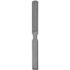 Bone File/Rasp 8.5-inch with 18mm fine and coarse serrations, dual-sided stainless steel surgical instrument on white background