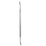 Nail Rasp #93 double ended 6.75 inch 2mm angled up and down stainless steel surgical instrument on white background