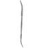 Putti Bone Rasp double ended 12 inch round tapered stainless steel surgical instrument on white background