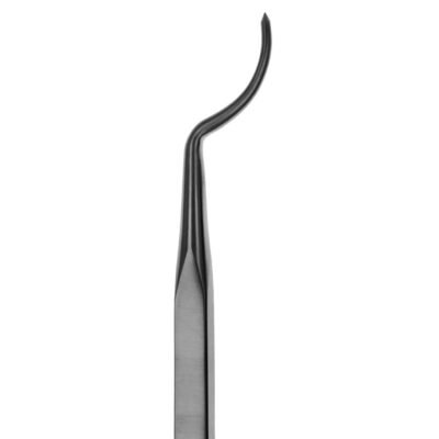 Adson Dressing Forceps 4.75 inch with serrated tips and fenestrated handles on white background