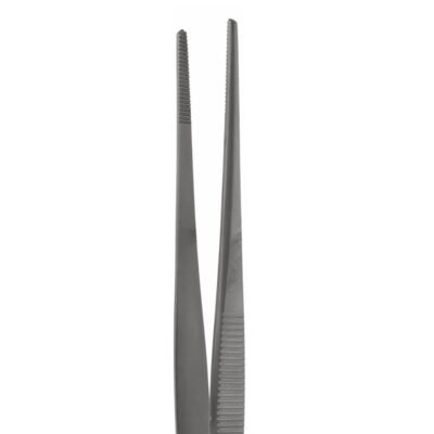 Kynea Surgical Dressing Forceps 6.25 Inch Narrow Serrated on white background