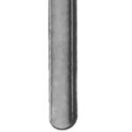 Joseph Rasp 6 1/4 inch 8mm straight fine cross serrated stainless steel surgical instrument on white background