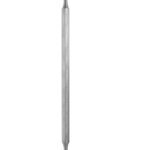 Nail Rasp #93 double ended 6.75 inch 2mm angled up and down stainless steel surgical instrument on white background
