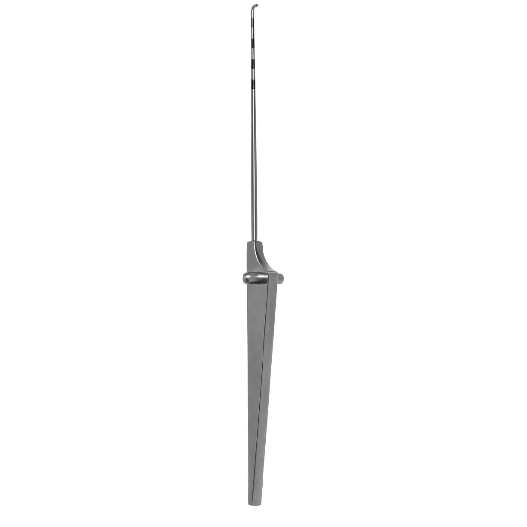 Kynea Surgical Cartilage File 9.5 Inch Coarse Cross Serrated with Triangular Handle on white background