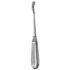 Aufricht Rasp 8 inch with 9mm curved tip and downcutting serrations surgical instrument on white background