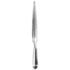 Bone File with 23mm convex/flat surfaces and tapered 6mm tip, surgical-grade stainless steel on white background