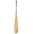 Glabella Rasp 8 1/2 inch straight tungsten carbide medium grit downcutting serrated surgical instrument on white background