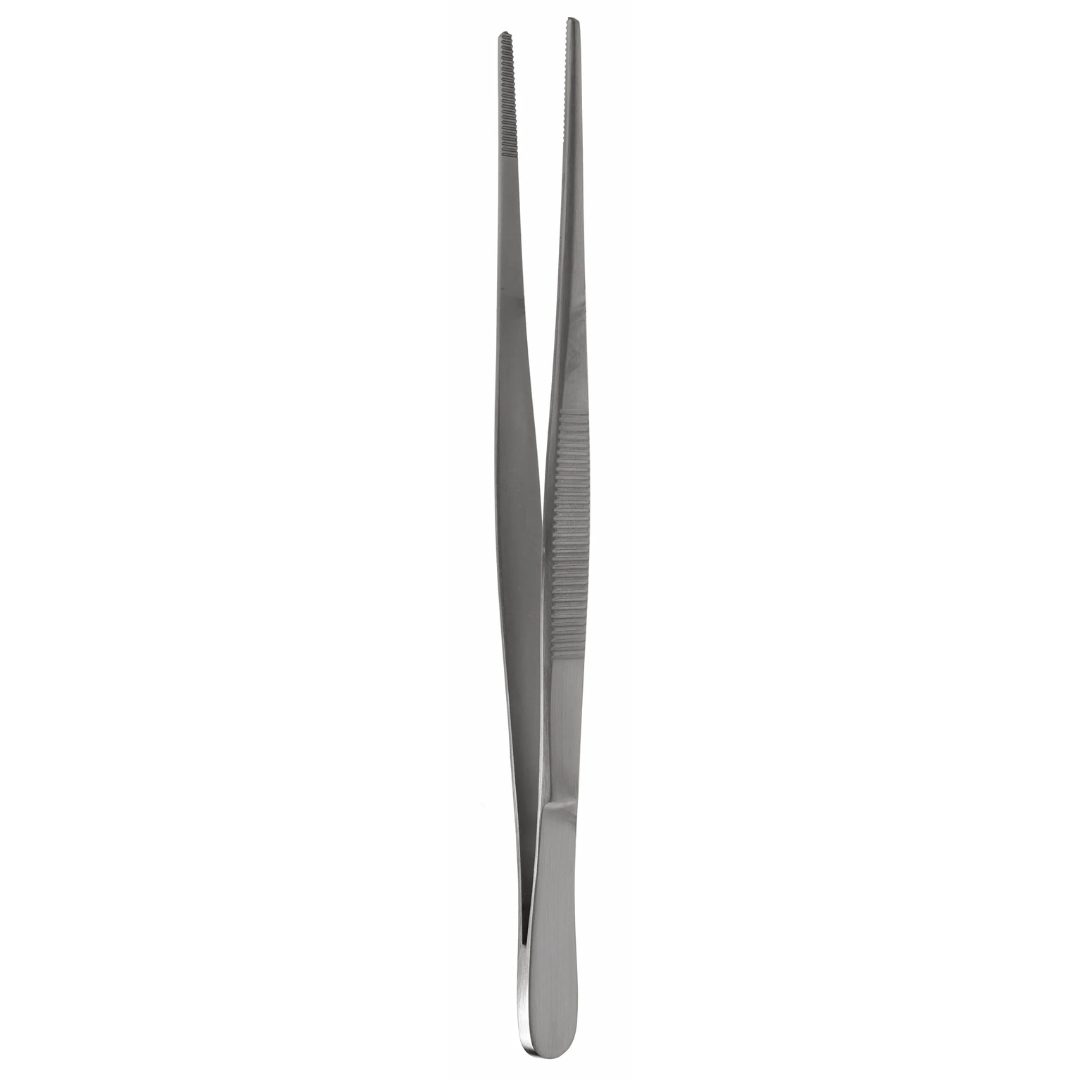 Kynea Surgical Dressing Forceps 6.25 Inch Narrow Serrated on white background