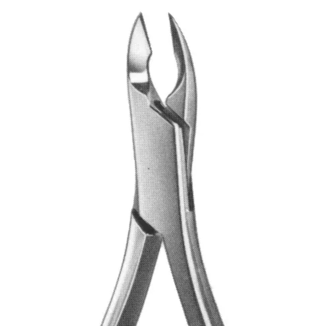 Cleveland Bone Forceps 6 3/4 inch angled delicate surgical orthopedic instrument on white background