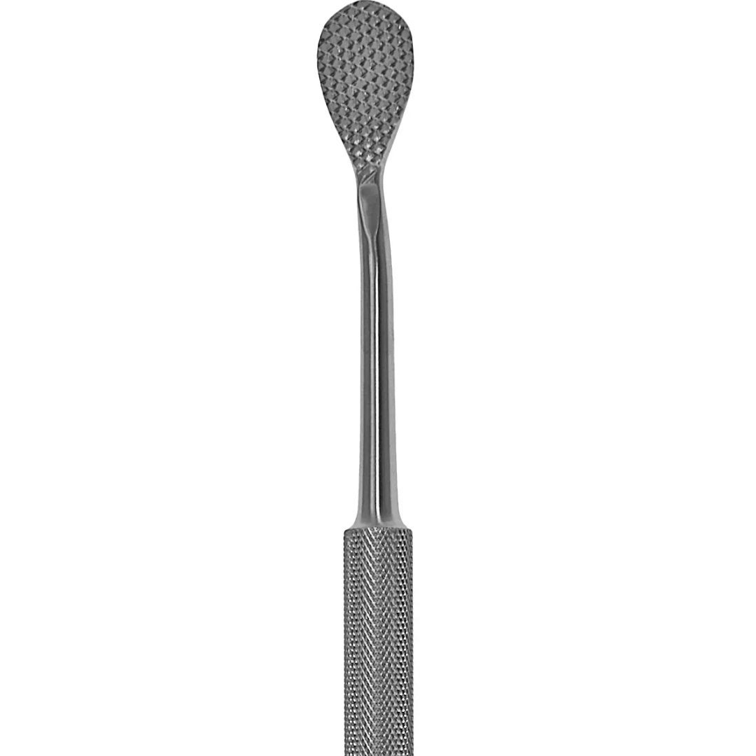 Bone Rasp Double Ended 8.5-inch, 13mm straight fine and coarse serrations, stainless steel surgical instrument on white background