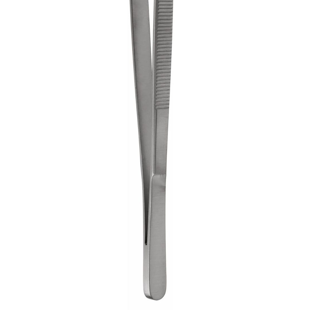 Kynea Surgical Gerald Dressing Forceps 7 Inch Straight Serrated on white background