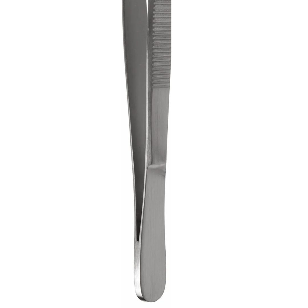 Kynea Surgical Dressing Forceps 6.25 Inch Narrow Serrated on white background