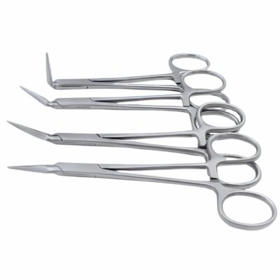 Kynea Surgical stainless steel dental endodontic forceps for residual root and tooth fragment extraction.