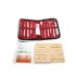 Kynea Surgical Stainless Steel Suture Kit with Blue Zipper Leather Case – Medical Student Dissecting Kit