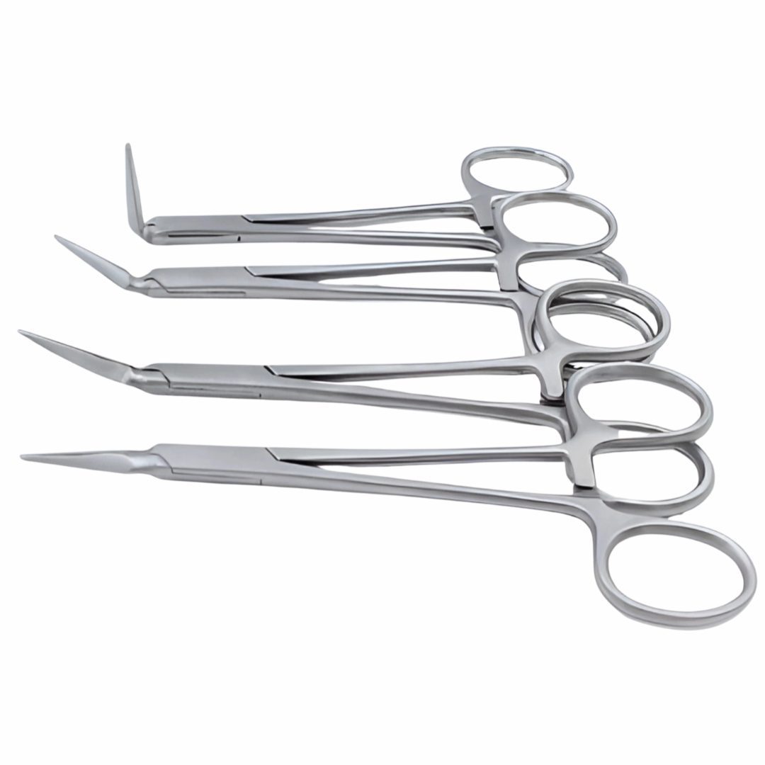 Kynea Surgical stainless steel dental endodontic forceps for residual root and tooth fragment extraction.