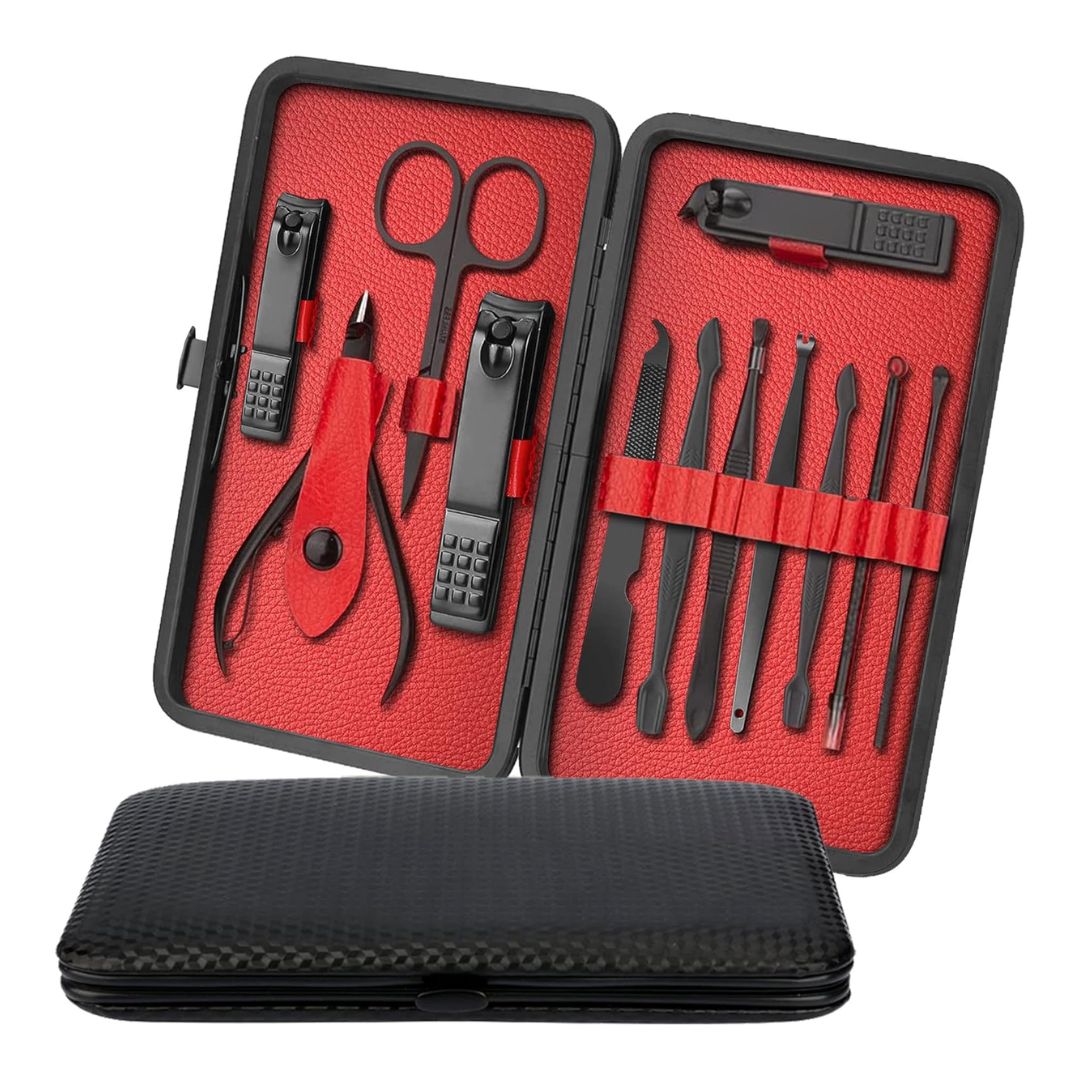 12-piece stainless steel manicure and pedicure set by Kynea Surgical