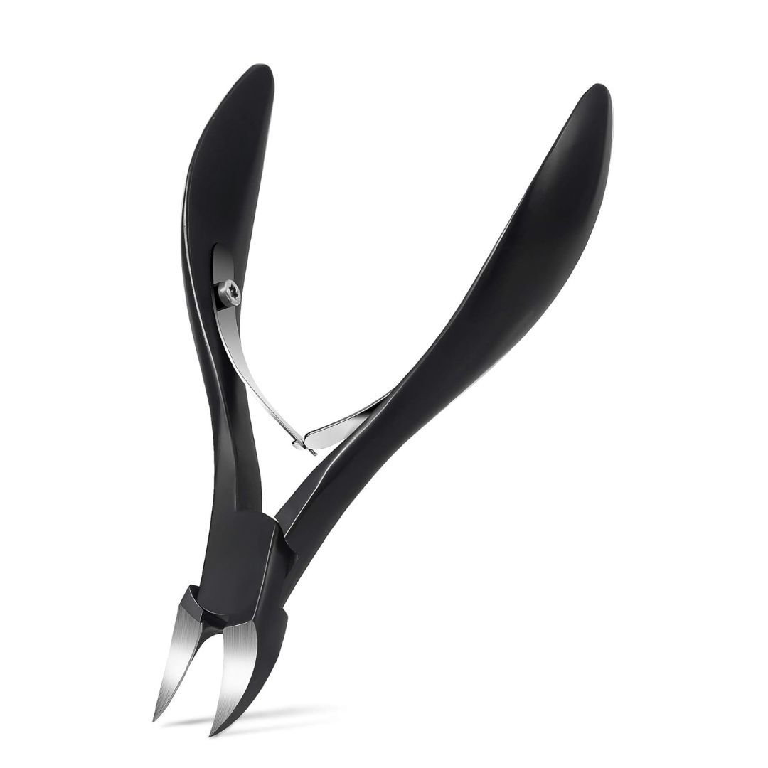 Professional stainless steel toenail clippers for thick and ingrown nails by Kynea Surgical