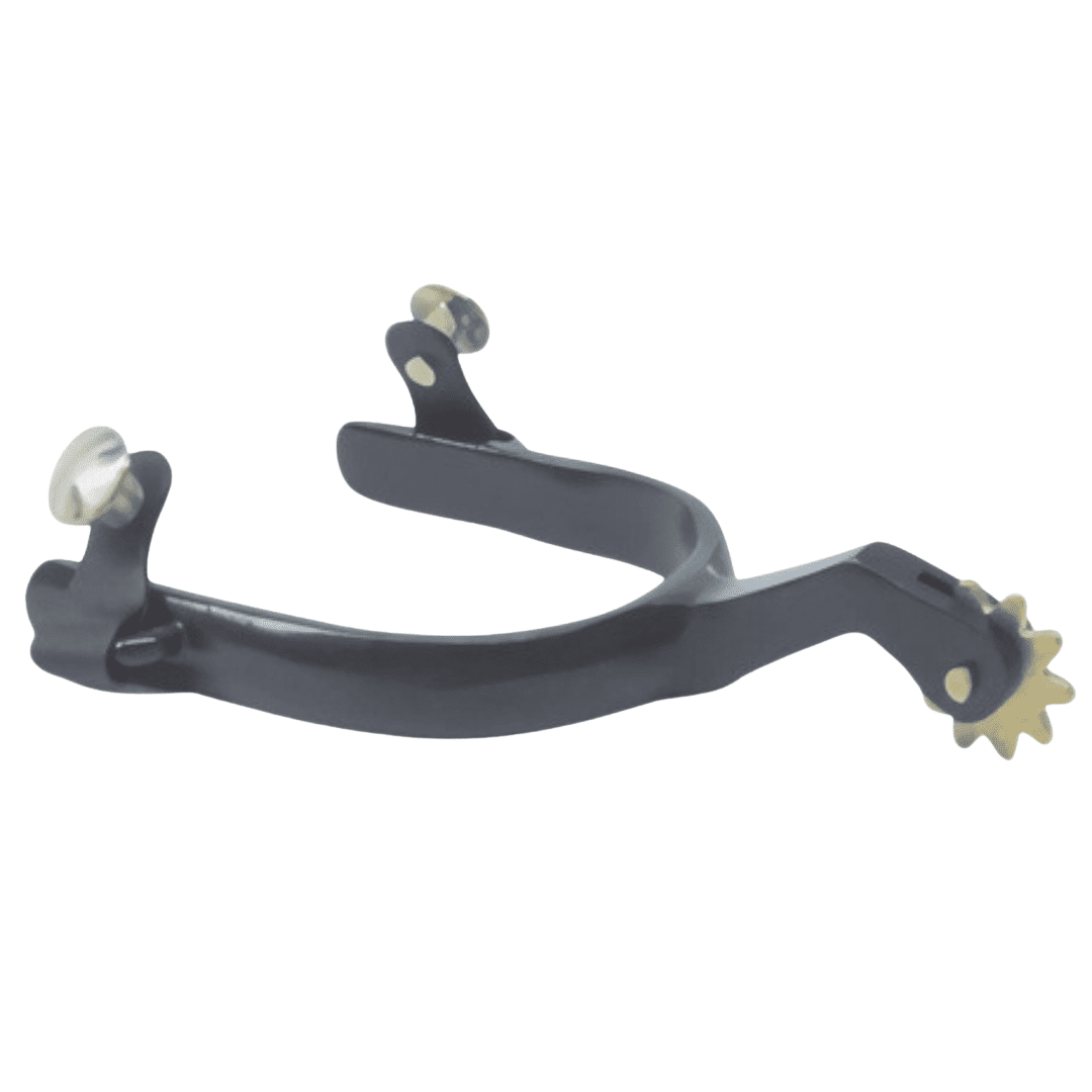 Stainless Steel Western Spurs with Rowel & Rubber Stoppers | Westfalen Instrumente Horse Riding Gear