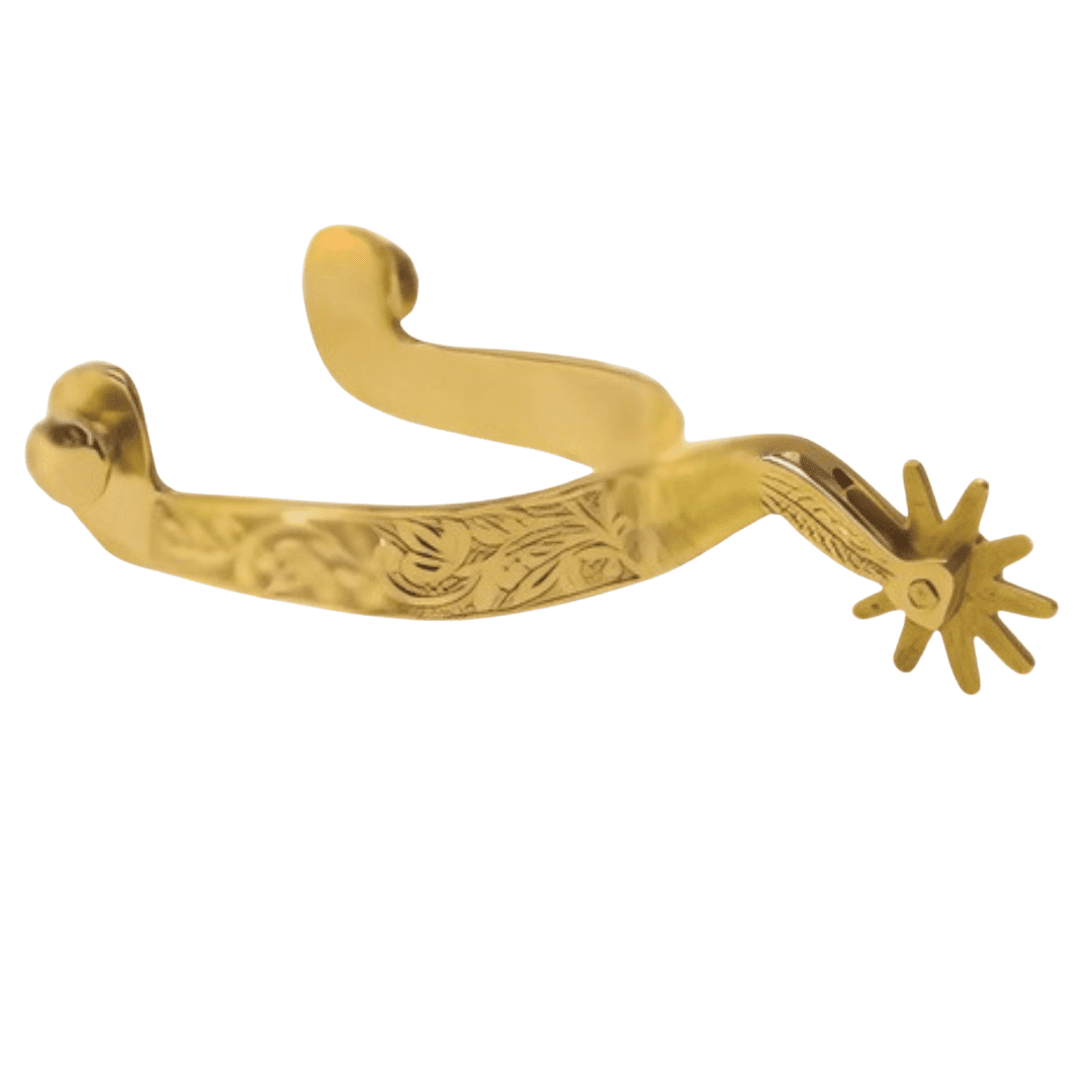 High-Quality Stainless Steel: Durable, rust-resistant construction ensures long-term performance. Polished Professional Finish: Smooth, mirror-like surface enhances appearance and reduces wear. Ergonomic Fit: Designed for comfort and stability with most standard riding boots. Gentle, Precise Control: Rowel design and rubber stoppers provide responsive communication with the horse. Universal Use: Suitable for dressage, show jumping, general riding, and equestrian training. Unisex Design: Perfect for both male and female riders.