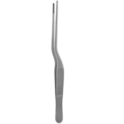 Kynea Surgical D’Errico Bayonet Dressing Forceps 8 3/4 Inch Serrated on white background