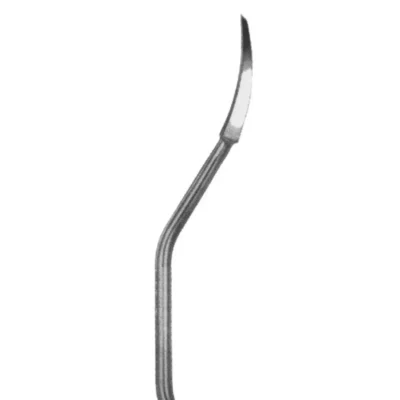 Kuntscher Diamond Pointed Awl 11 inch with ergonomic handle surgical instrument on white background