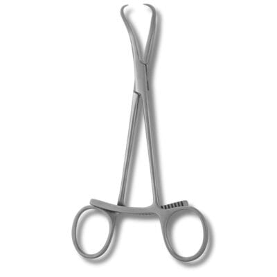 Cleveland Bone Forceps 6 3/4 inch angled delicate surgical orthopedic instrument on white background