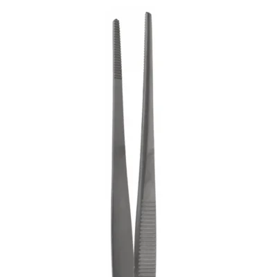 Kynea Surgical Dressing Forceps 6.25 Inch Narrow Serrated on white background