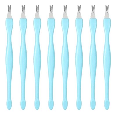 Professional cuticle trimmer and nail pusher tools for manicure and pedicure