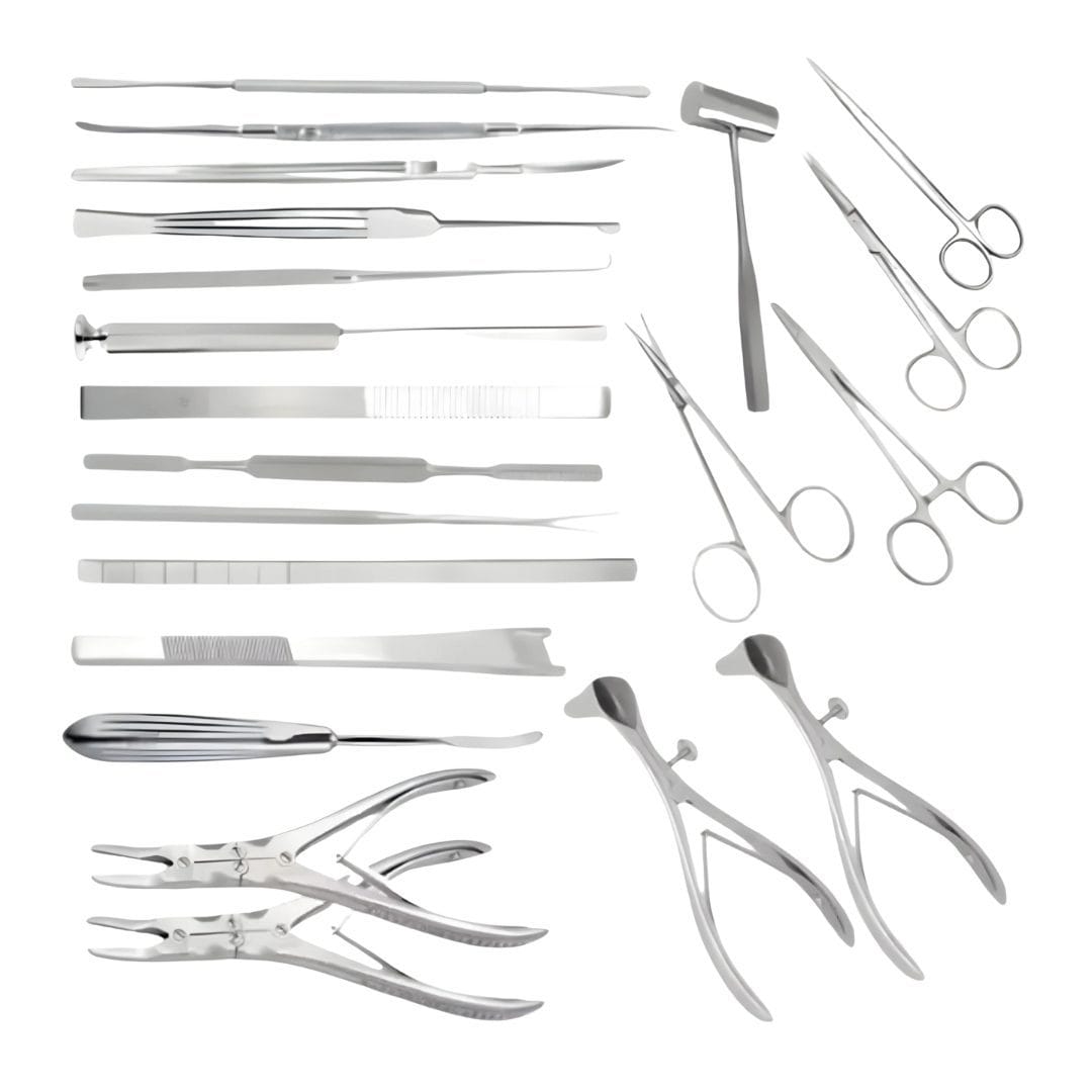 “Professional stainless steel dental restorative and filling instruments set”