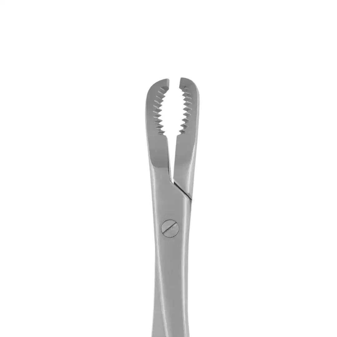 Kynea Surgical Bone Reduction Forceps 6 Inch Small Curved Narrow Jaw on white background