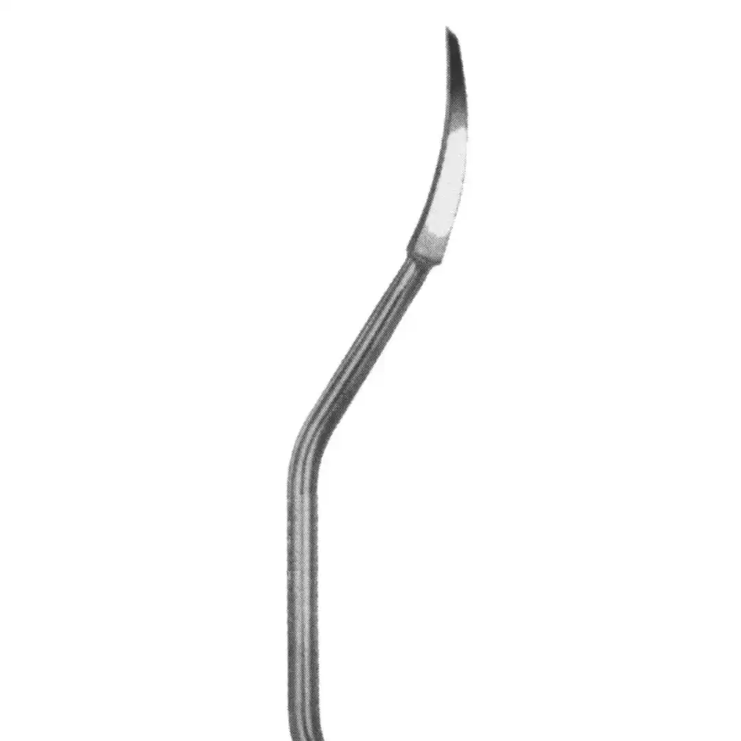 Kuntscher Diamond Pointed Awl 11 inch with ergonomic handle surgical instrument on white background