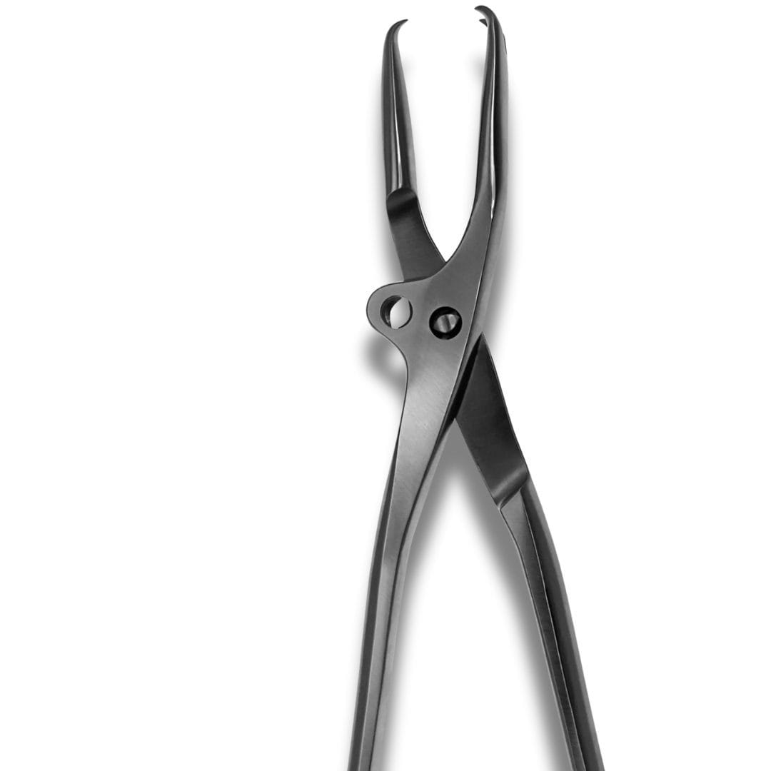 Bloodless animal elastrator stainless steel pliers with rubber bands – Kynea Surgical