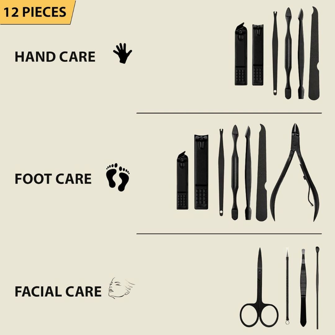 Kynea Surgical professional manicure and pedicure grooming kit in case