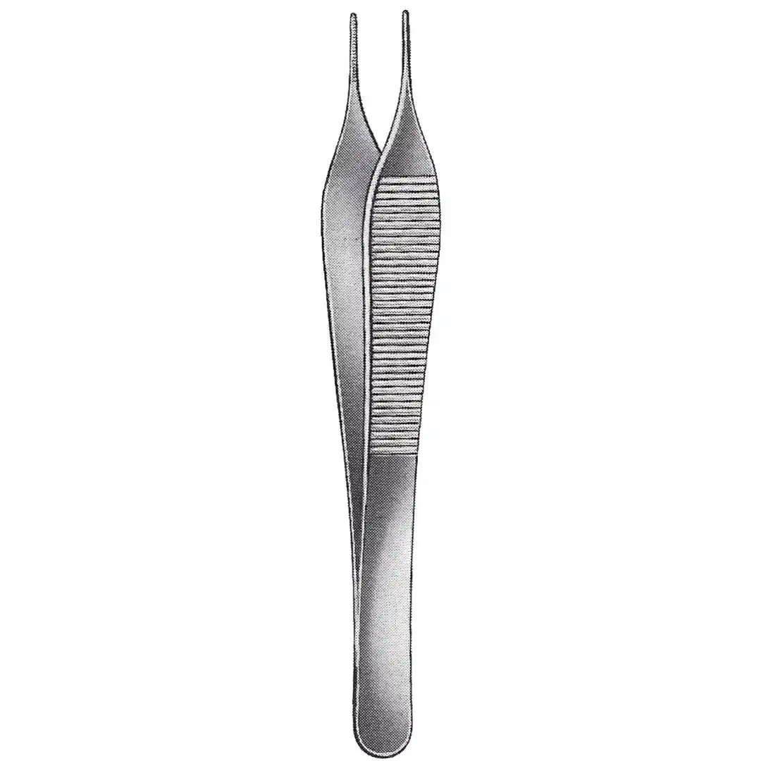 Kynea Surgical Adson Dressing Forceps 4.75 Inch Serrated Standard Tungsten Carbide on white background