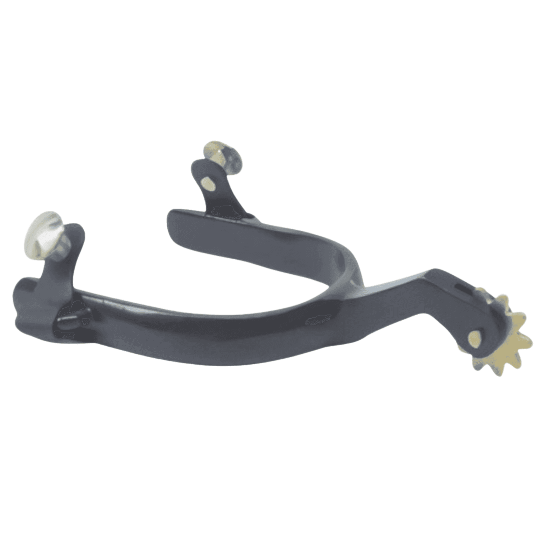 Stainless Steel Western Spurs with Rowel & Rubber Stoppers | Westfalen Instrumente Horse Riding Gear
